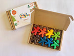 Christmas Gingerbread Men Vegan Crayons