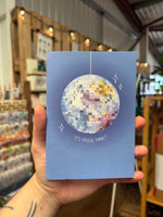 It's Disco Time! Greetings Card