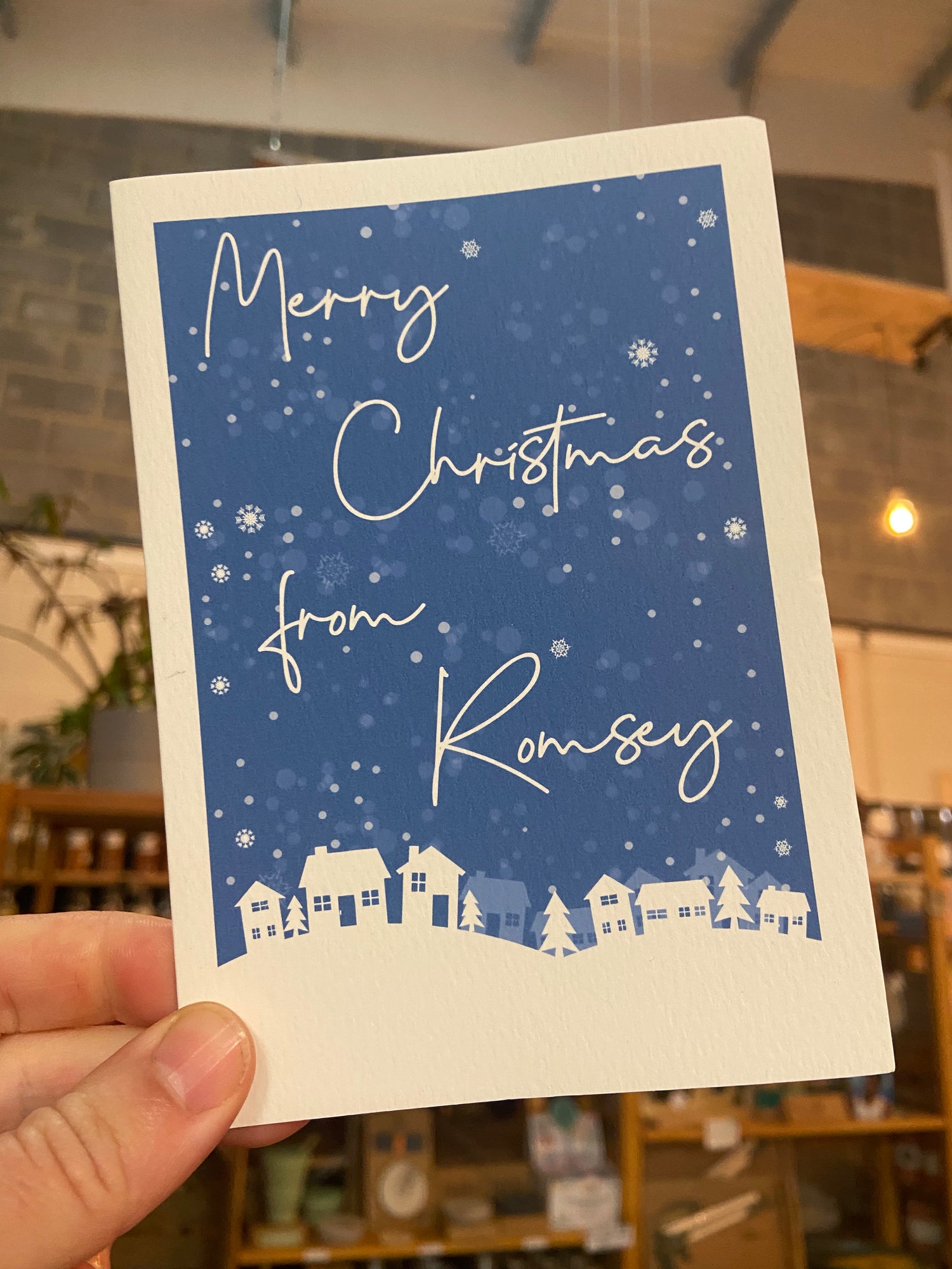 Merry Christmas From Romsey Greetings Card