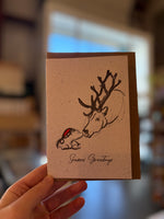 Reindeer Dung Christmas Cards