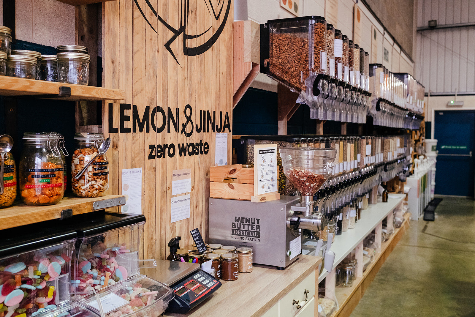 Lemon & Jinja Refill Shop + Café in Romsey