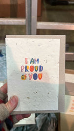 Proud of You Greetings Card
