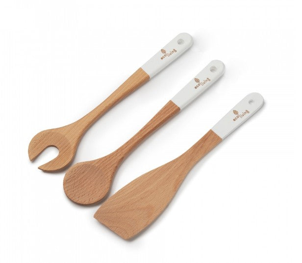 Set of 3 Wooden Server Set