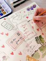 Watercolour Journalling with Alison Jane Calligraphy