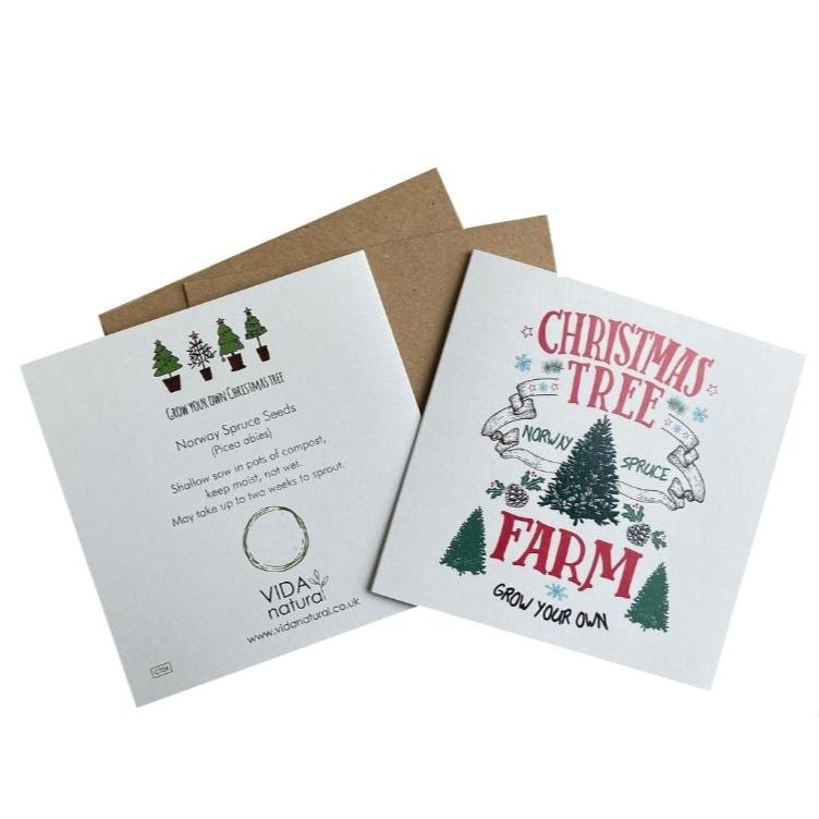 Grow Your Own Christmas Tree Greetings Card