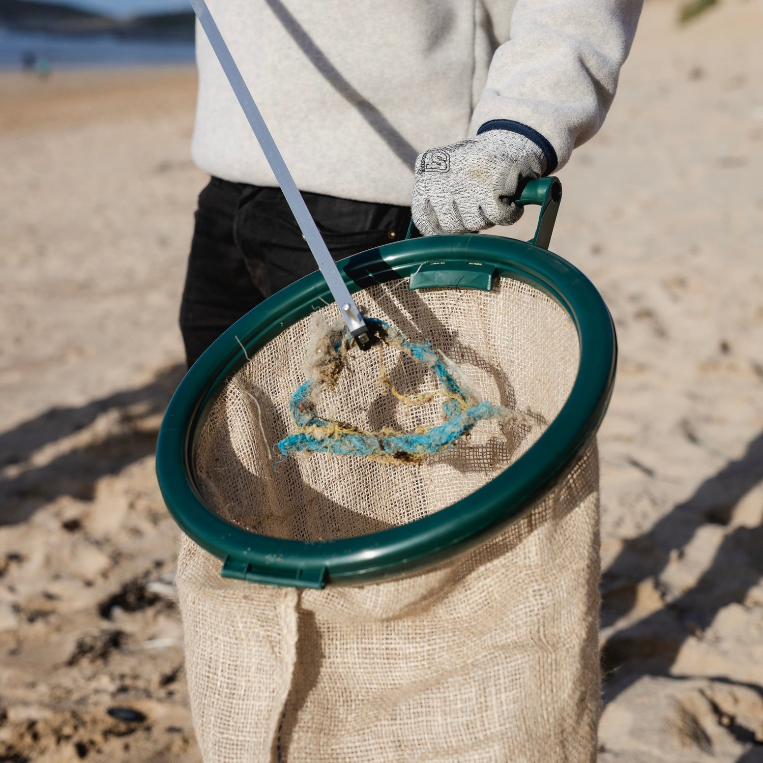 Ocean Positive Recycled Litter Picking Bag Hoop