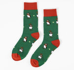 Christmas Puffin Socks