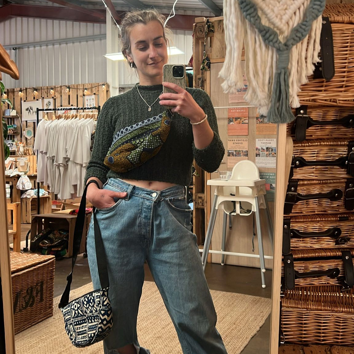 Kitenge Crossbody Bag