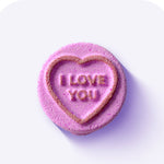 Pink Candy Heart Bath Bomb