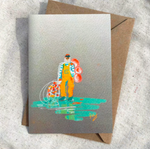 Fisherman Greetings Card