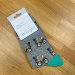 Akia Organic Cotton Bike Socks Size 4-7