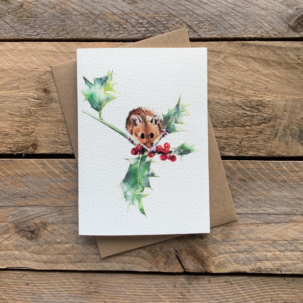 Acrylic Painting Christmas Cards