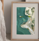 'Over Emerald Seas' Yaz Baxter Print