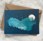 Under a Nights Sky Greetings Card