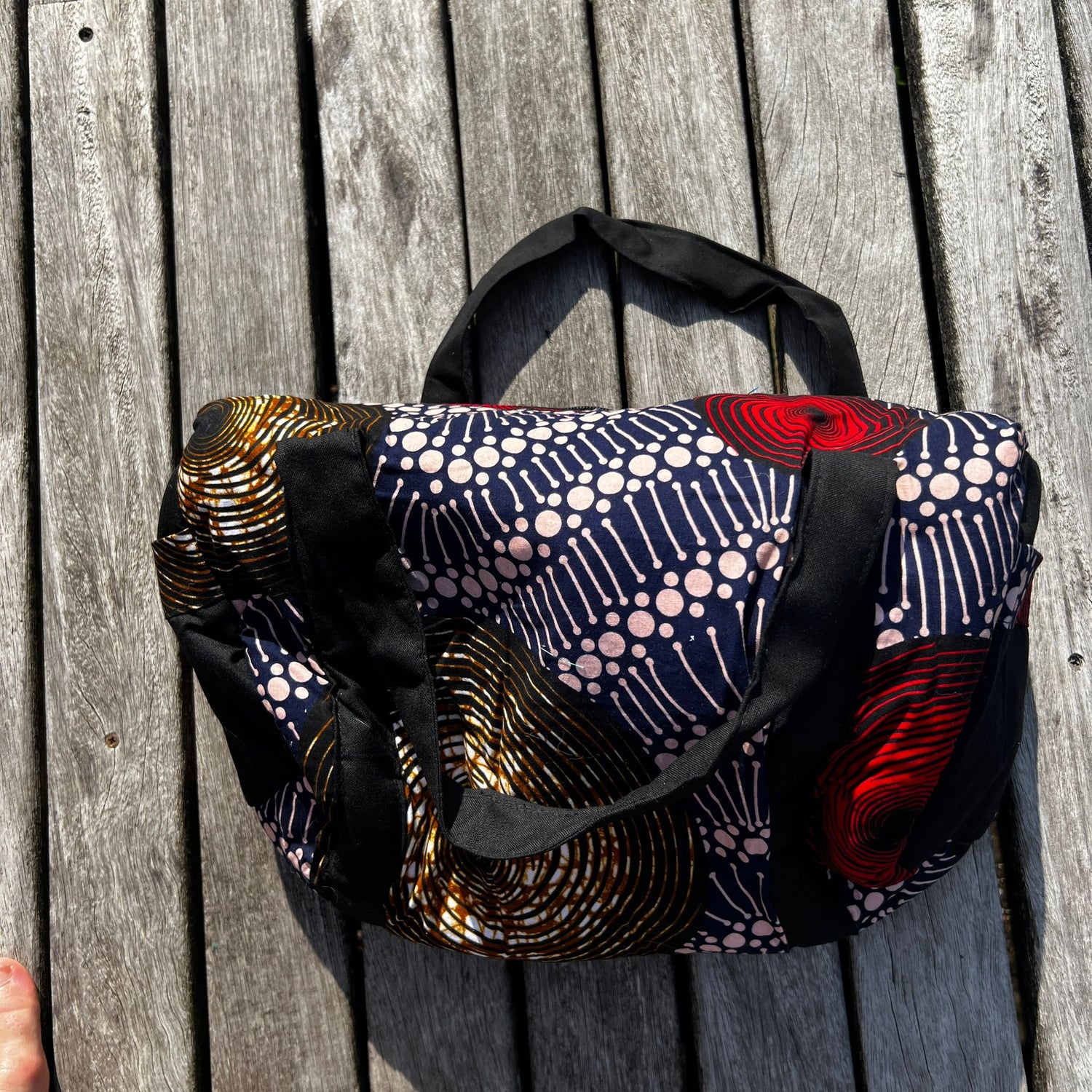 Kitenge Duffel Bags