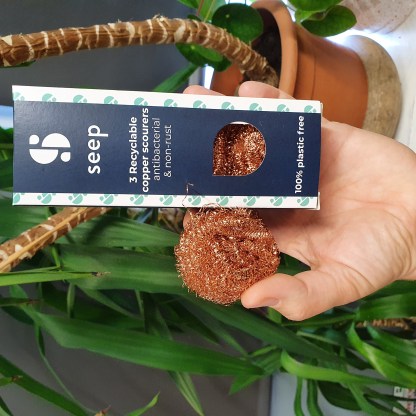 3 Recyclable Copper Scourers