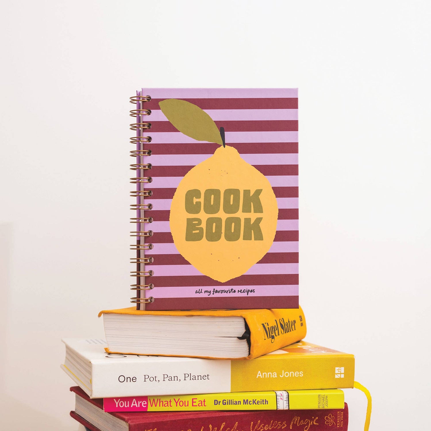 Recipe Book Journal A5 | Hardback | Lemon Zest
