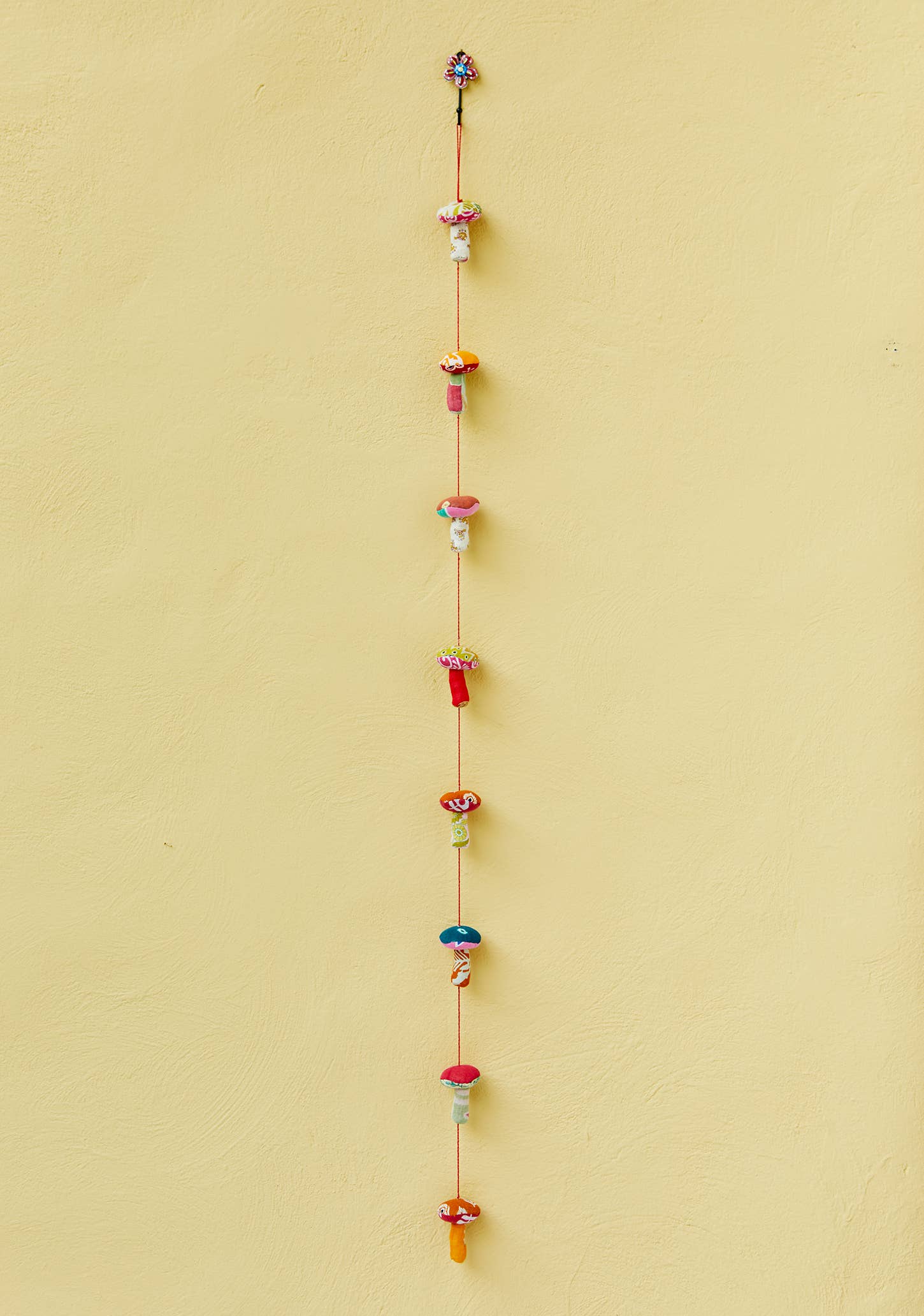 Recycled Sari Mushroom Garland
