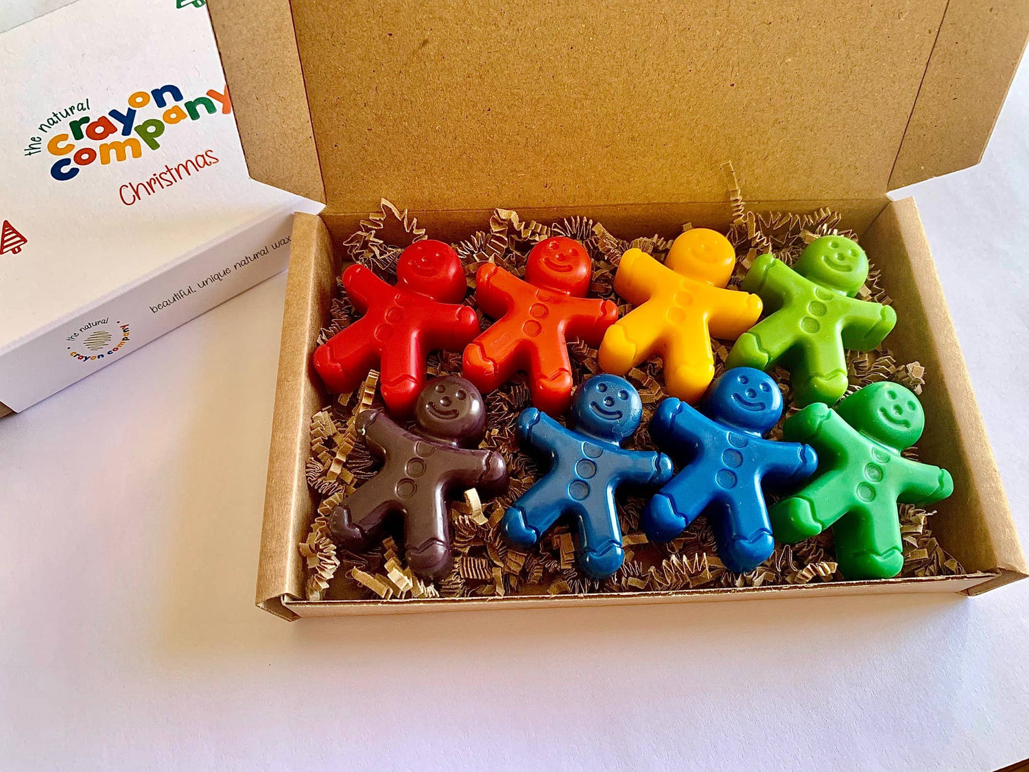 Christmas Gingerbread Men Vegan Crayons