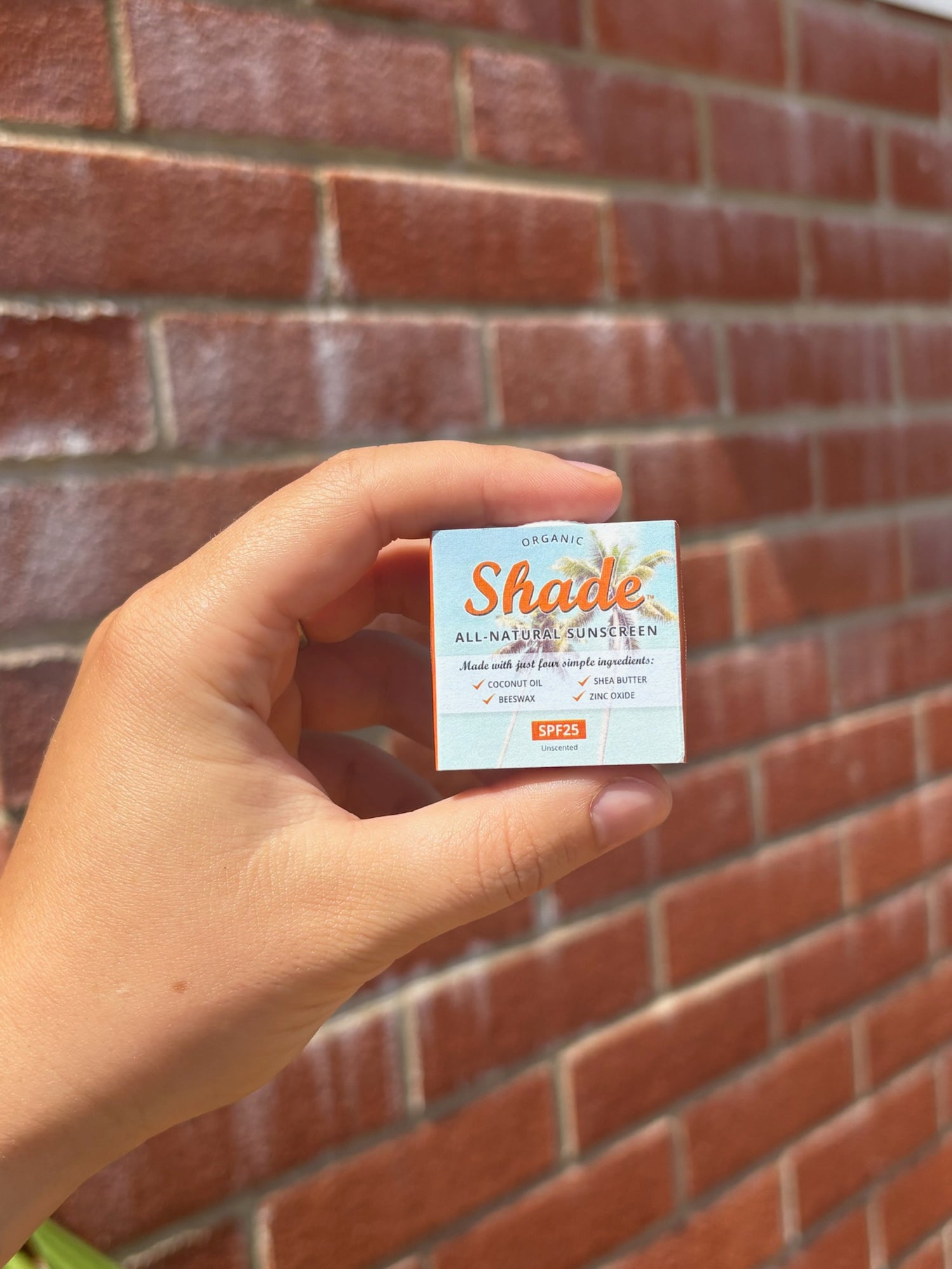 Shade SPF25 Natural Sunscreen Suncream