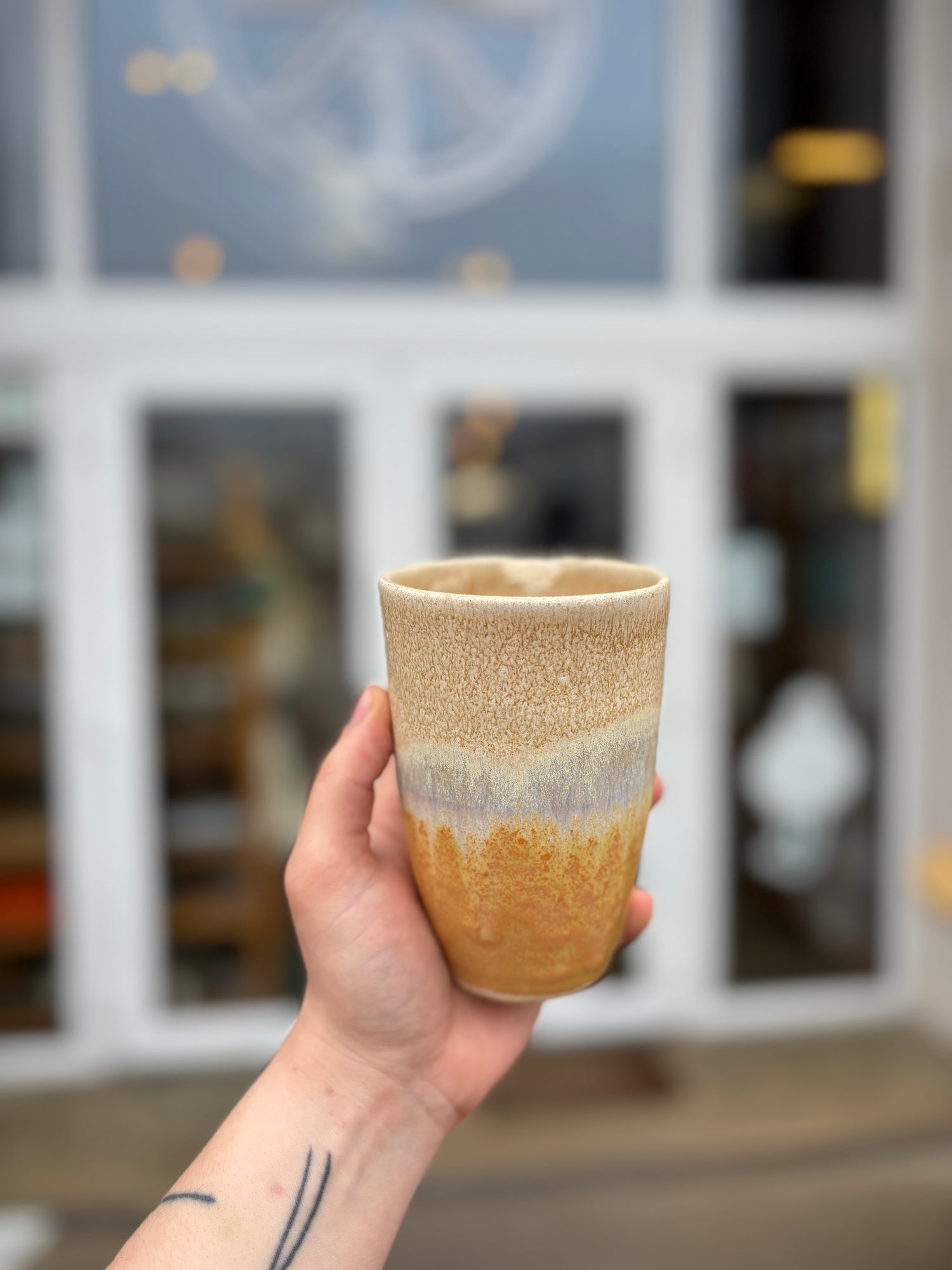 Sale Chipped Charlotte Manser Latte Cup