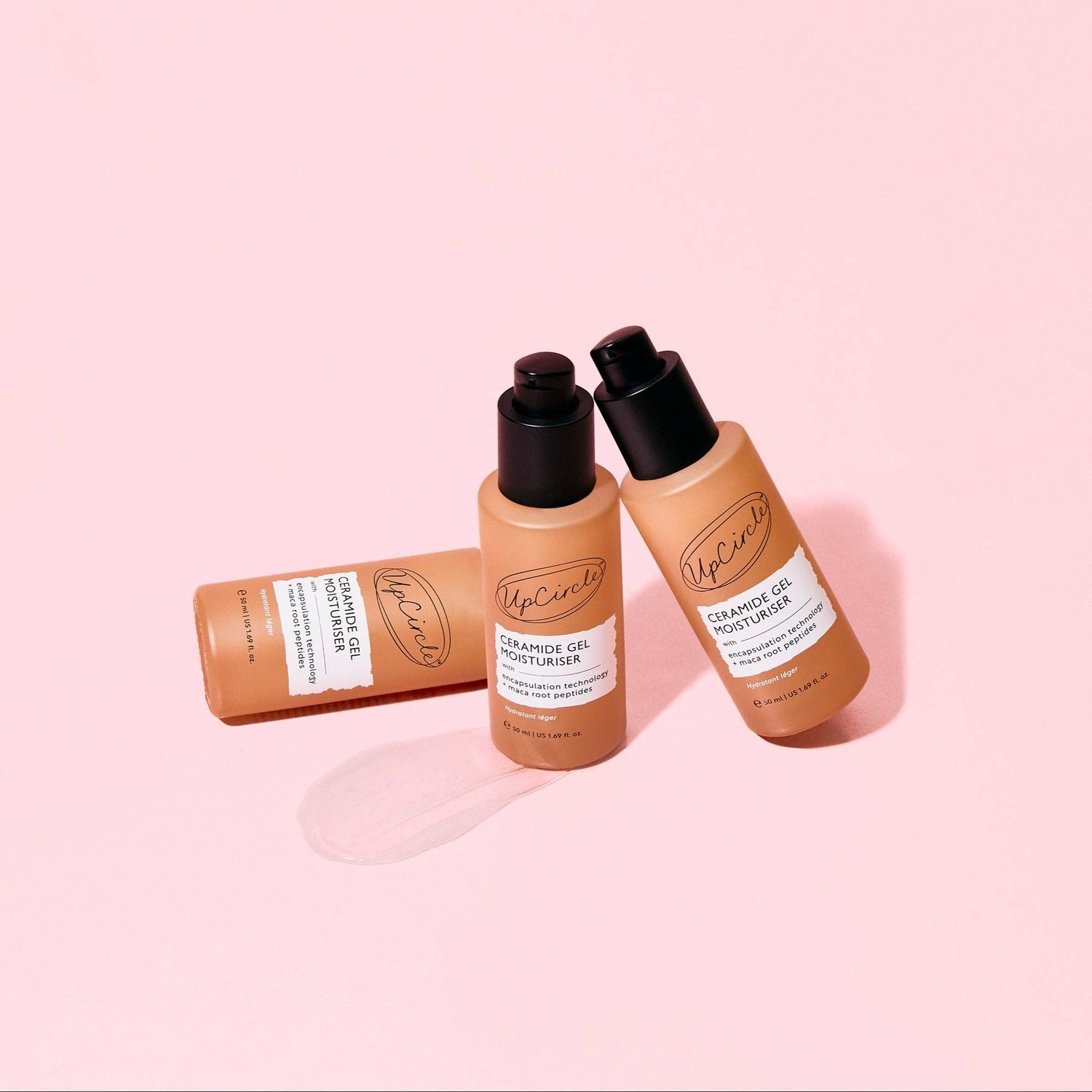 Refillable Cooling Gel Moisturiser with Ceramides + Maca Root Peptides (Due in September)