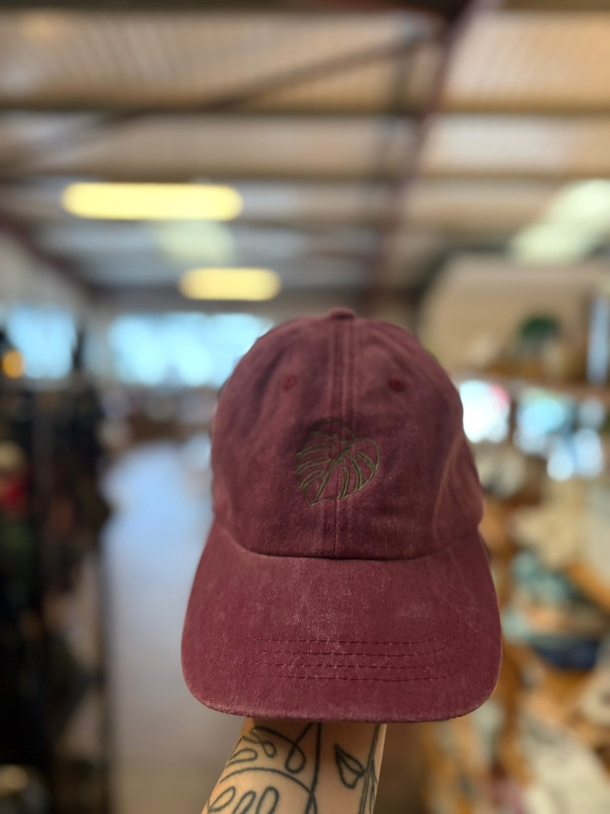 Monstera Vintage Style Cap