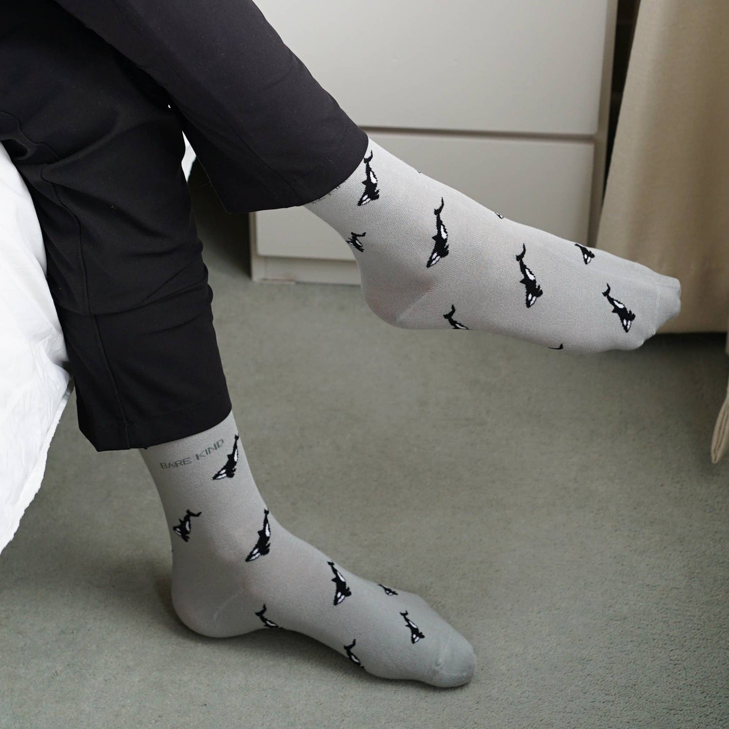 Small Motif Orca Socks