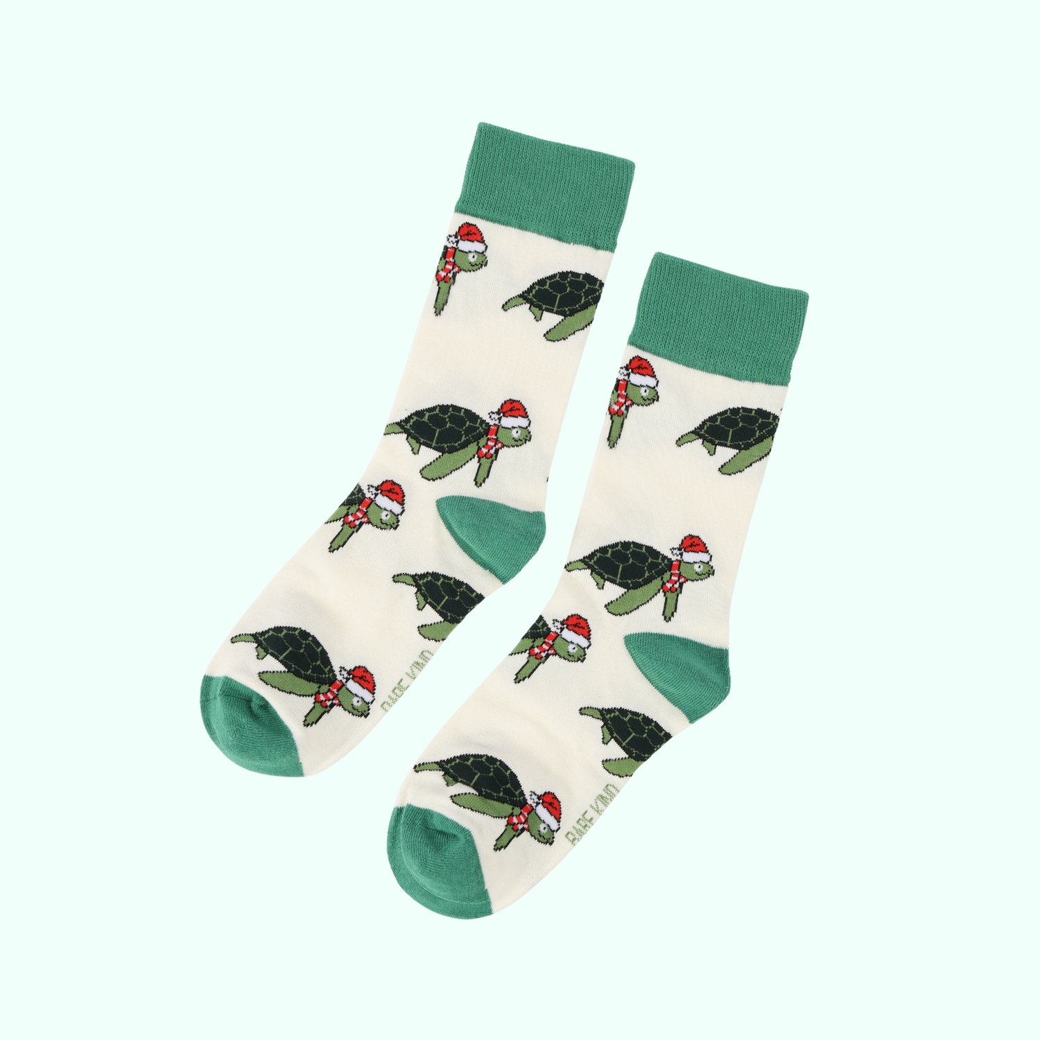 Christmas Turtle Socks