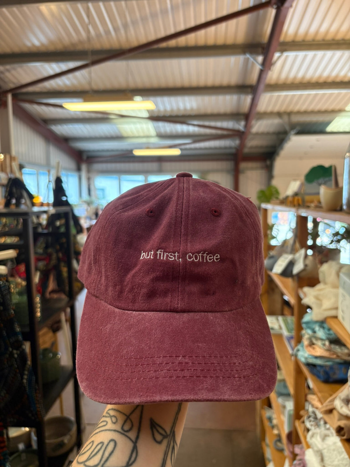 But First, Coffee Vintage Style Cap