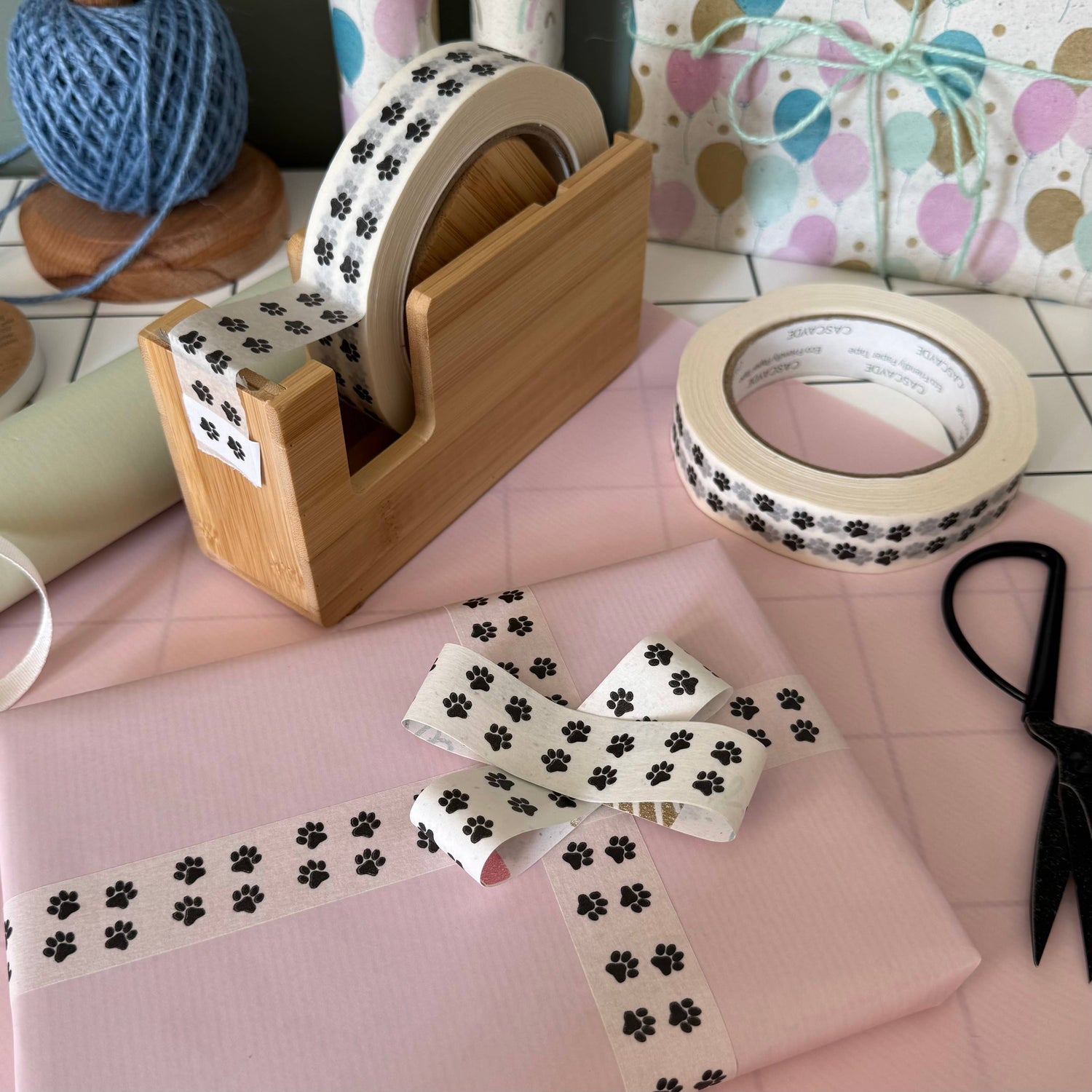 Paw Print Paper Tape