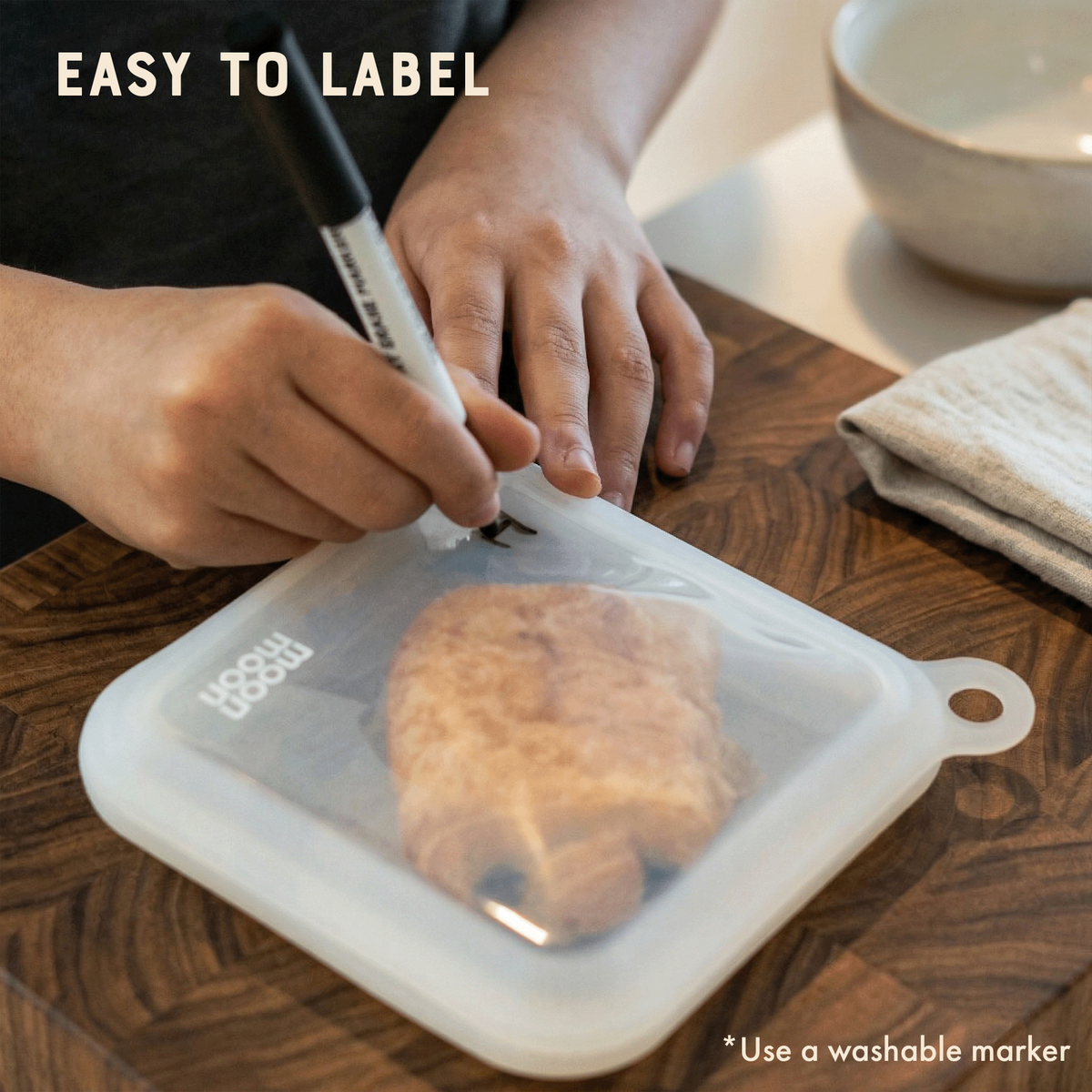 Reusable Silicone Sandwich Case