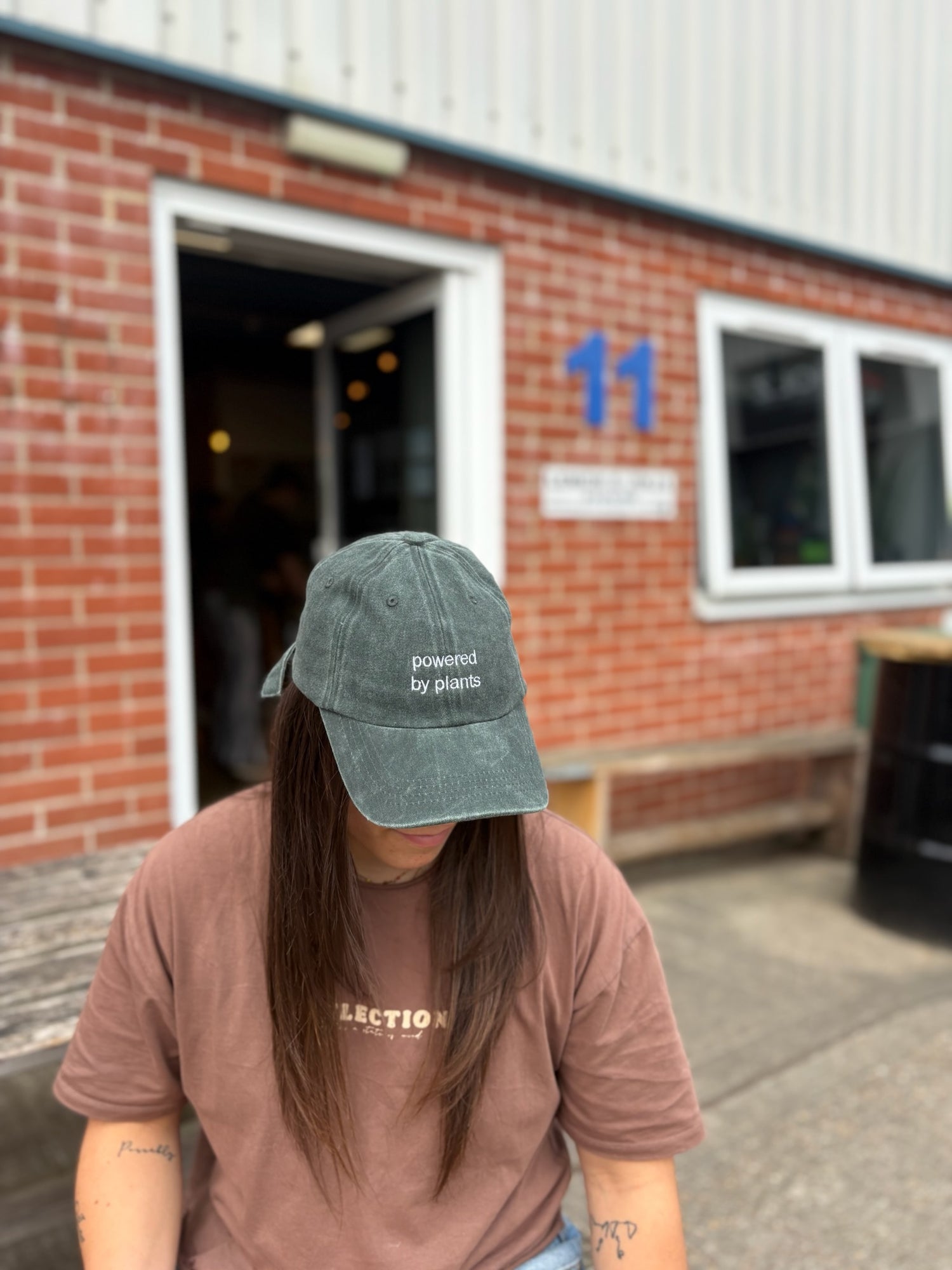 Powered by Plants Vintage Style Cap
