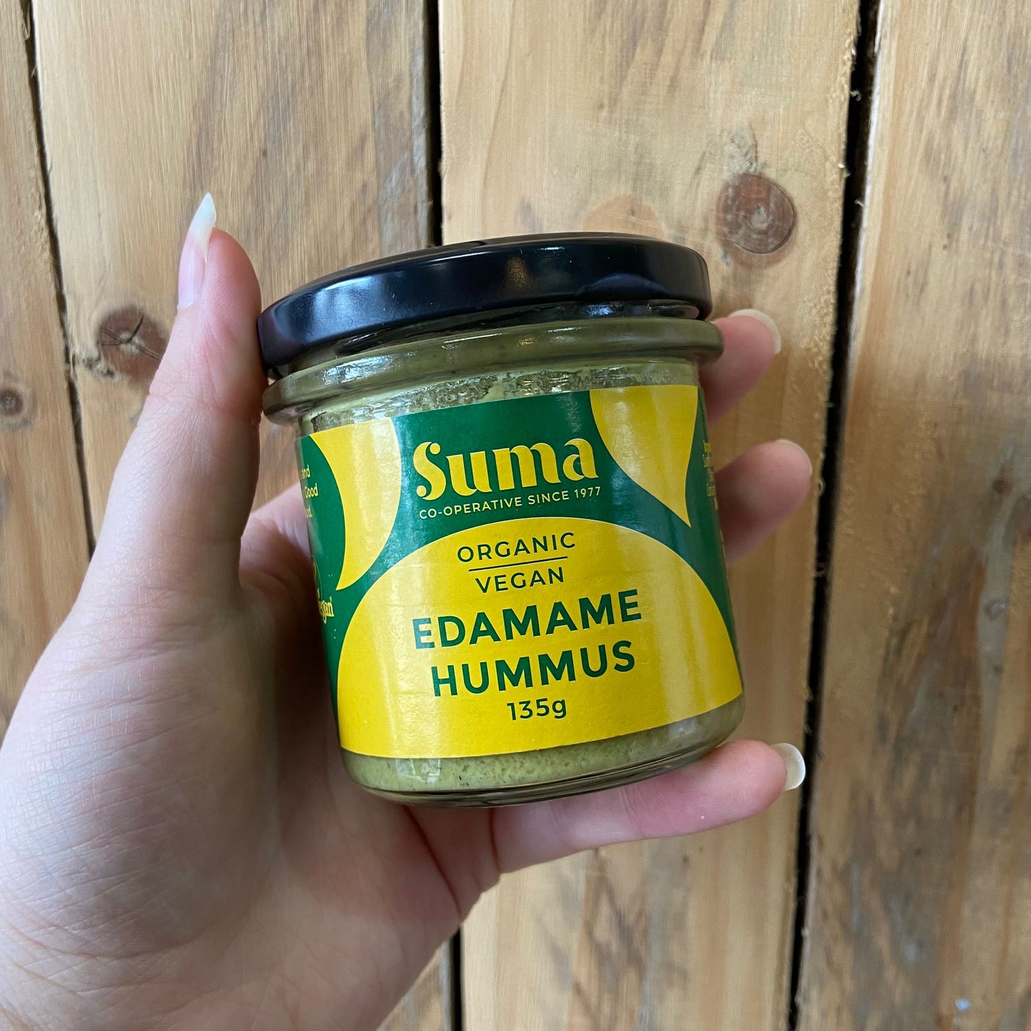 Edamame Hummus Jar