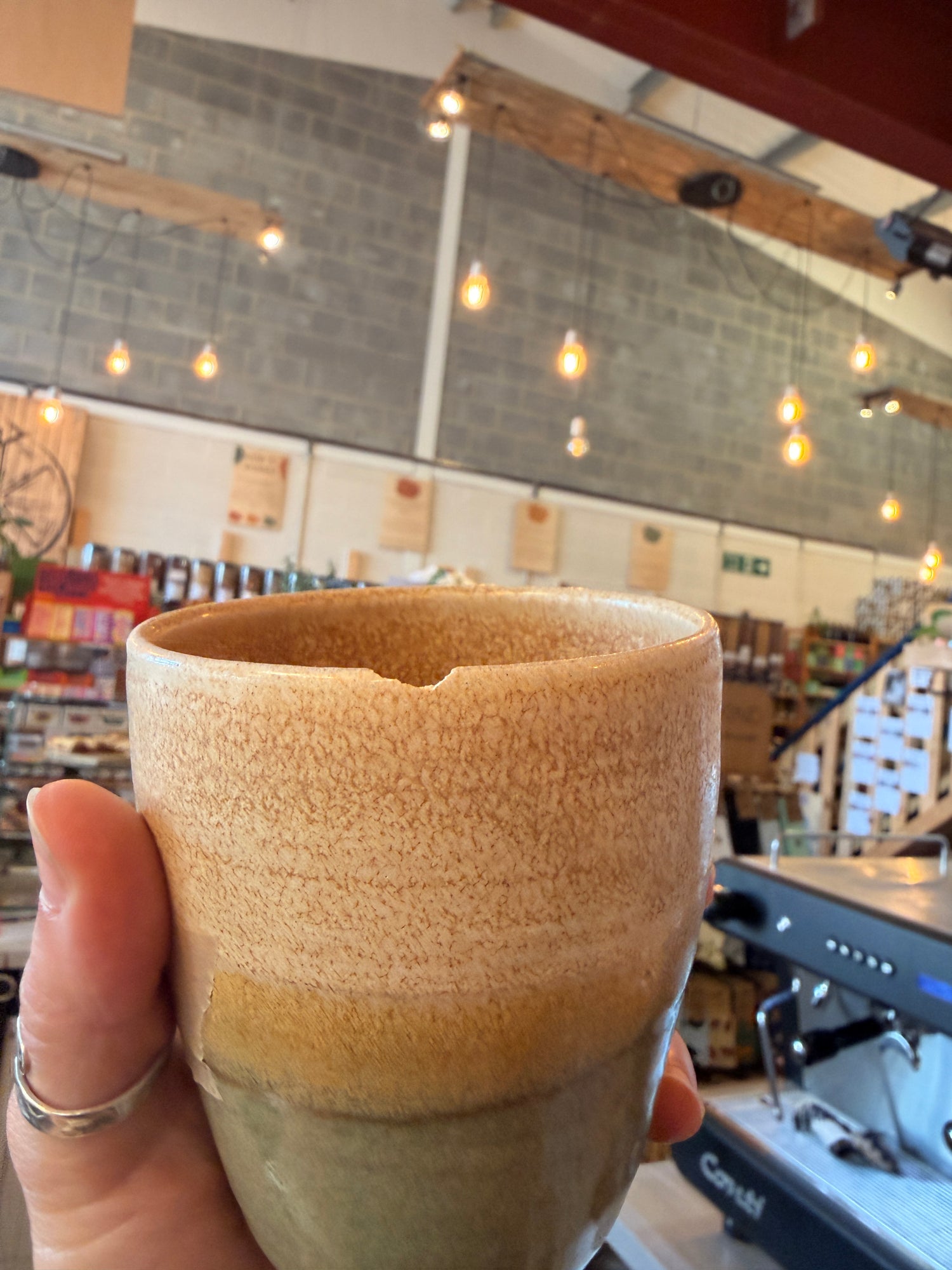 Charlotte Manser Cappuccino / Hot Chocolate Mug (Chipped)