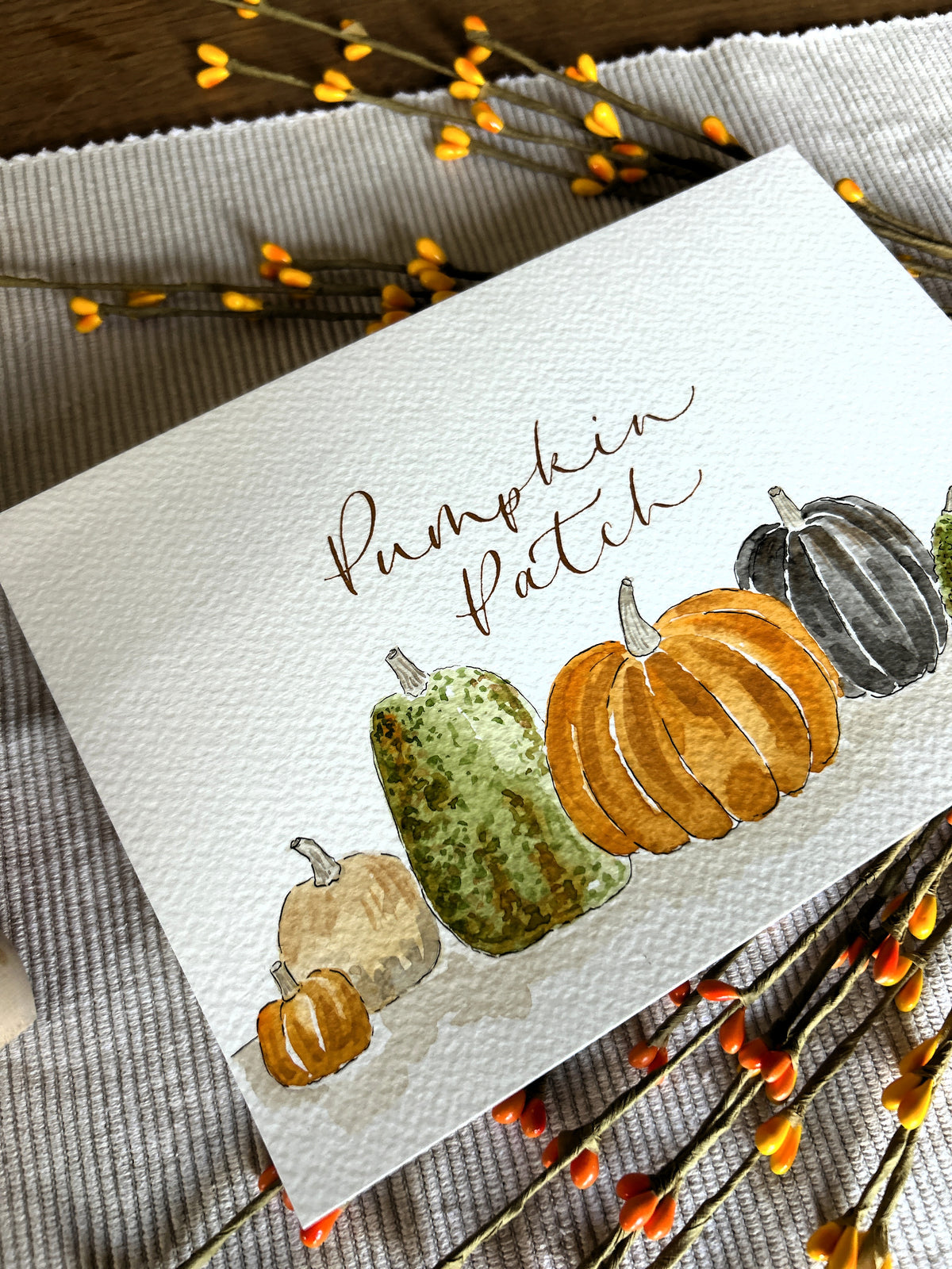 Autumnal Watercolour Workshop with Alison Jane