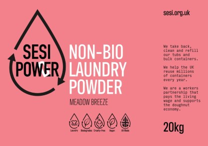 Non-Biological Laundry Powder with Fragrance