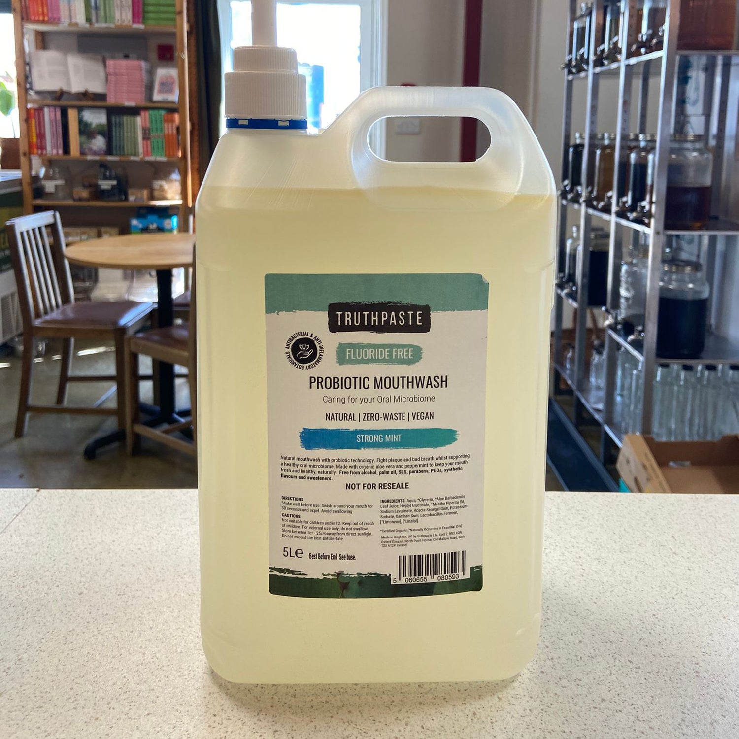 Refillable Probiotic Mouthwash Flouride Free