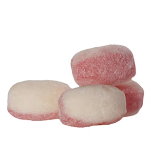 Strawberries + Cream Hardboiled Sweets (£ per kg)