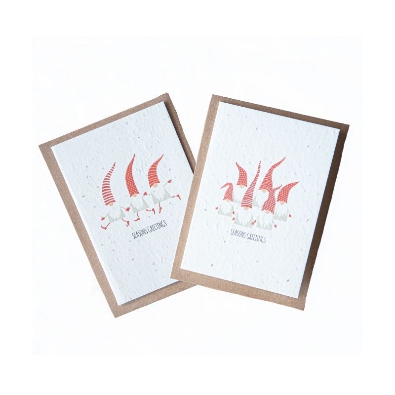 Gnomes Season's Greetings Cards