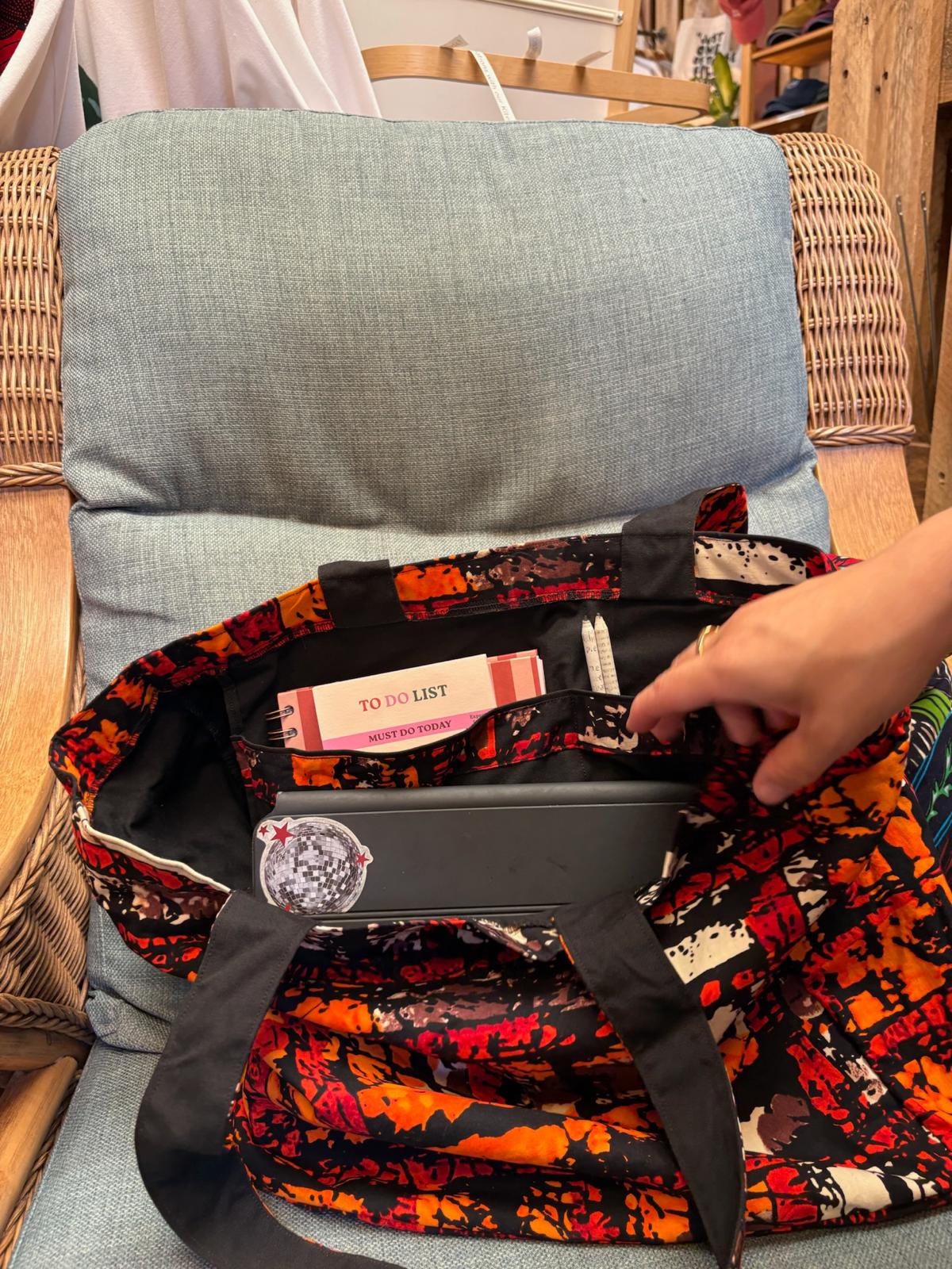Kitenge Large Tote Bag