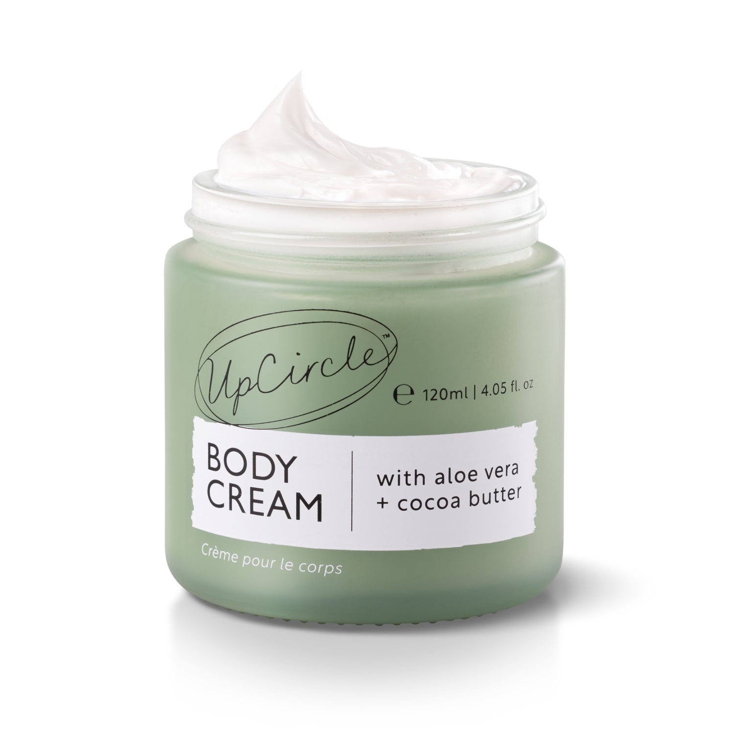 Refillable Natural Body Cream with Aloe Vera + Cocoa Butter