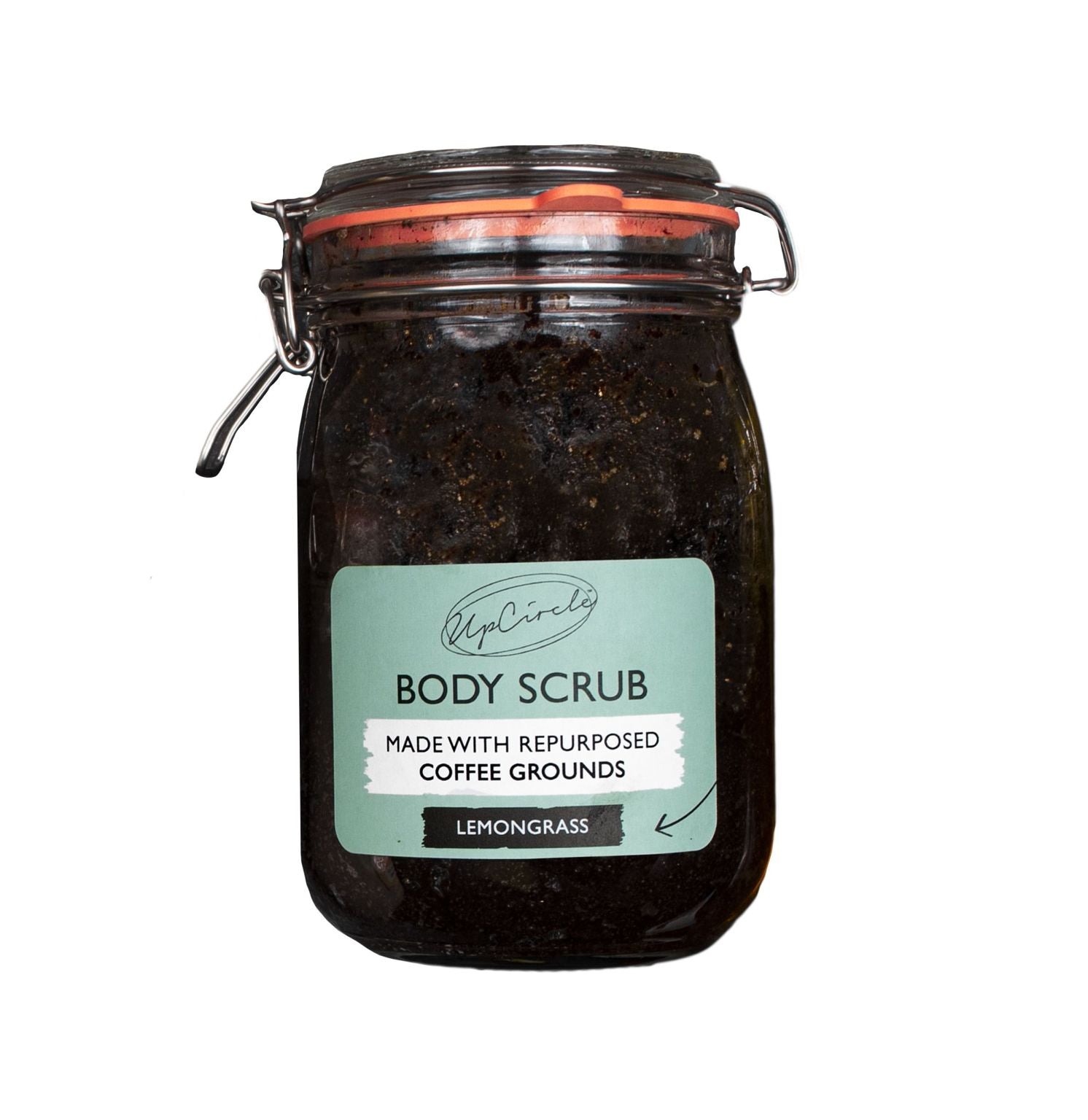 Refillable Lemongrass Coffee Body Scrub