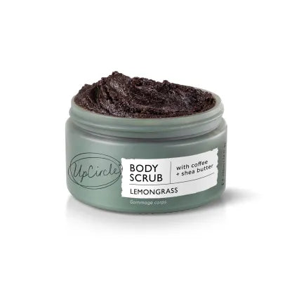 Body Scrub with Coffee Grounds