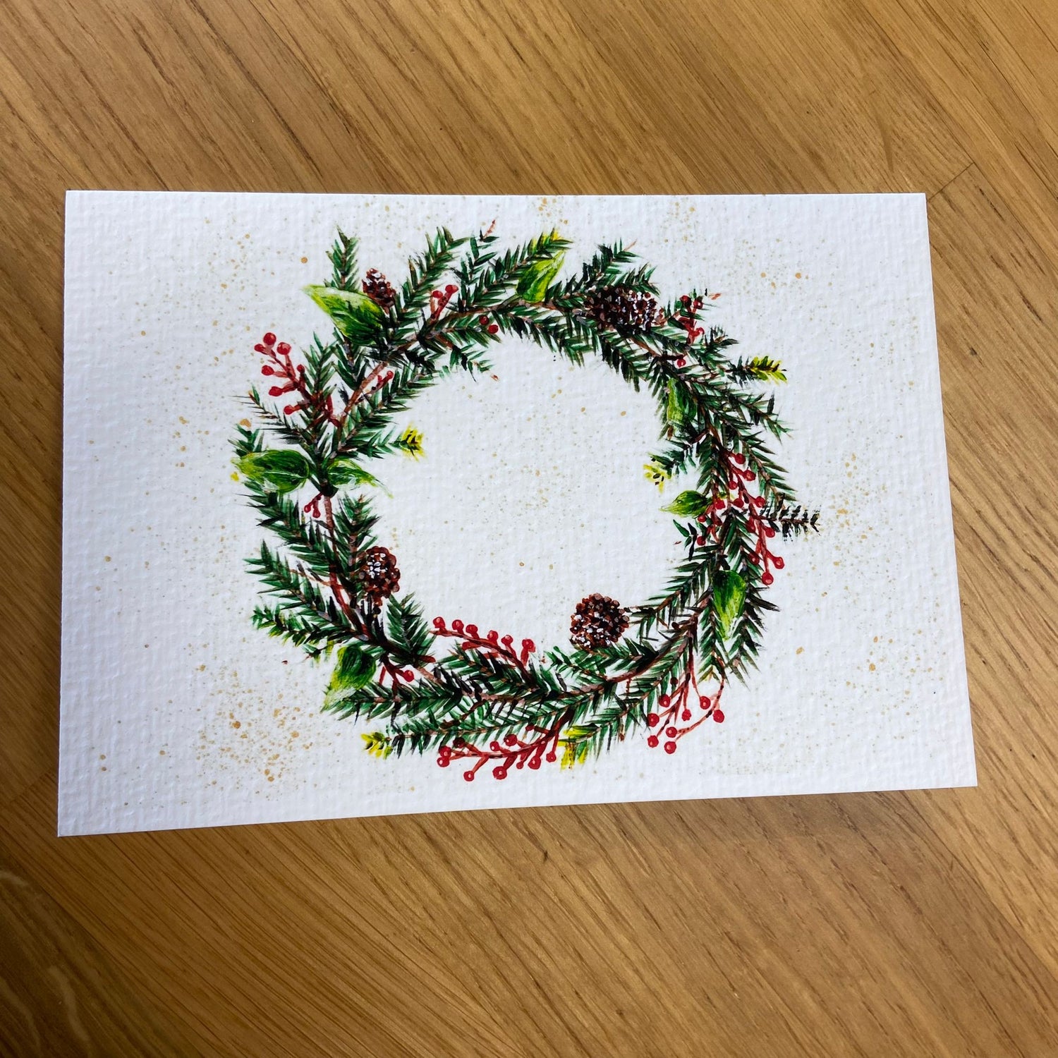 Acrylic Painting Christmas Cards