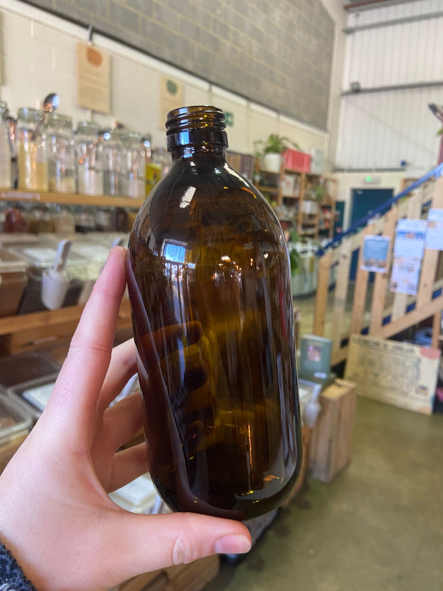 Amber Glass Bottle