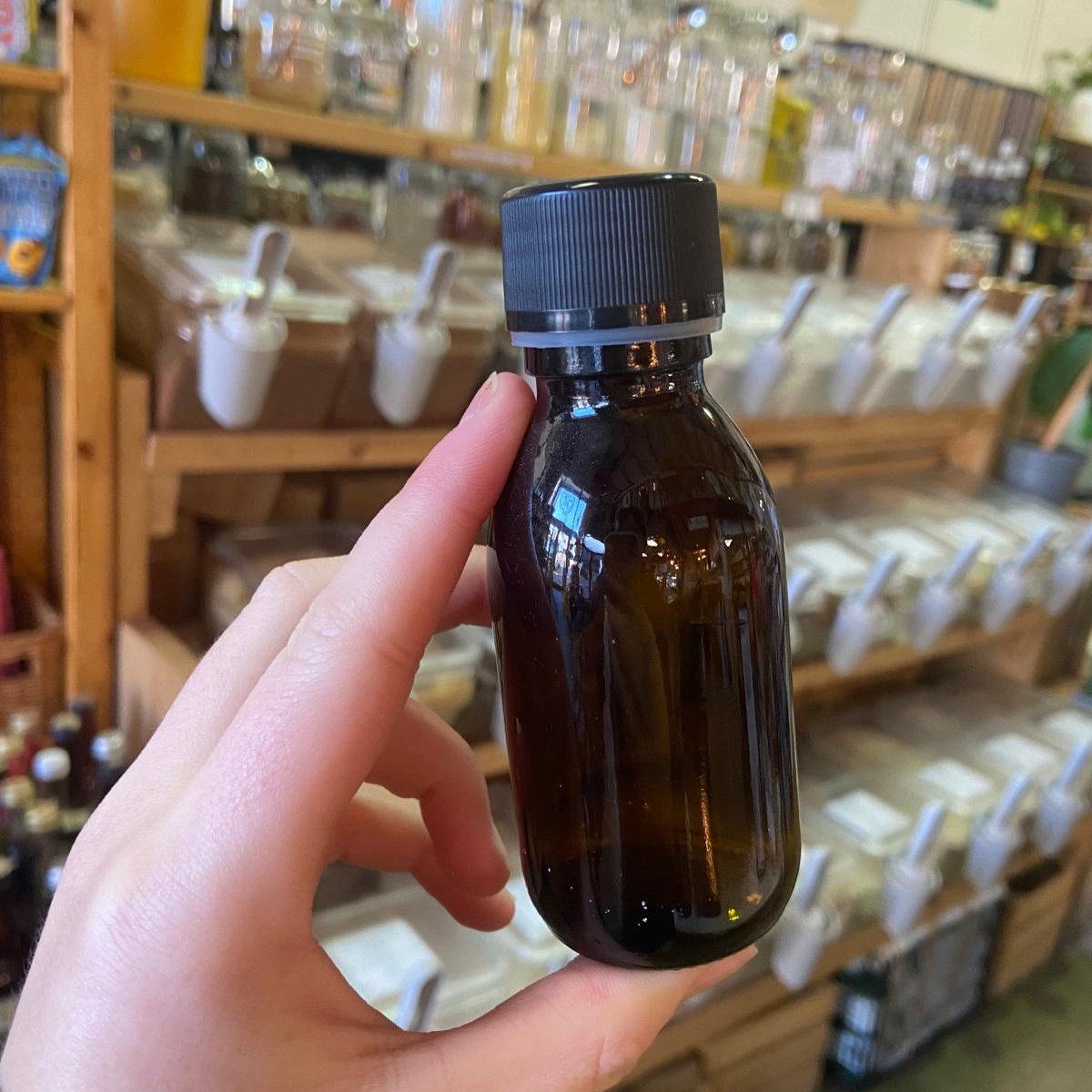 Amber Glass Bottle Tops