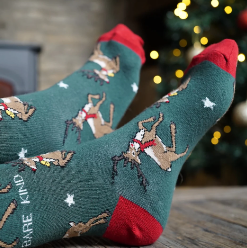 Christmas Reindeer Socks