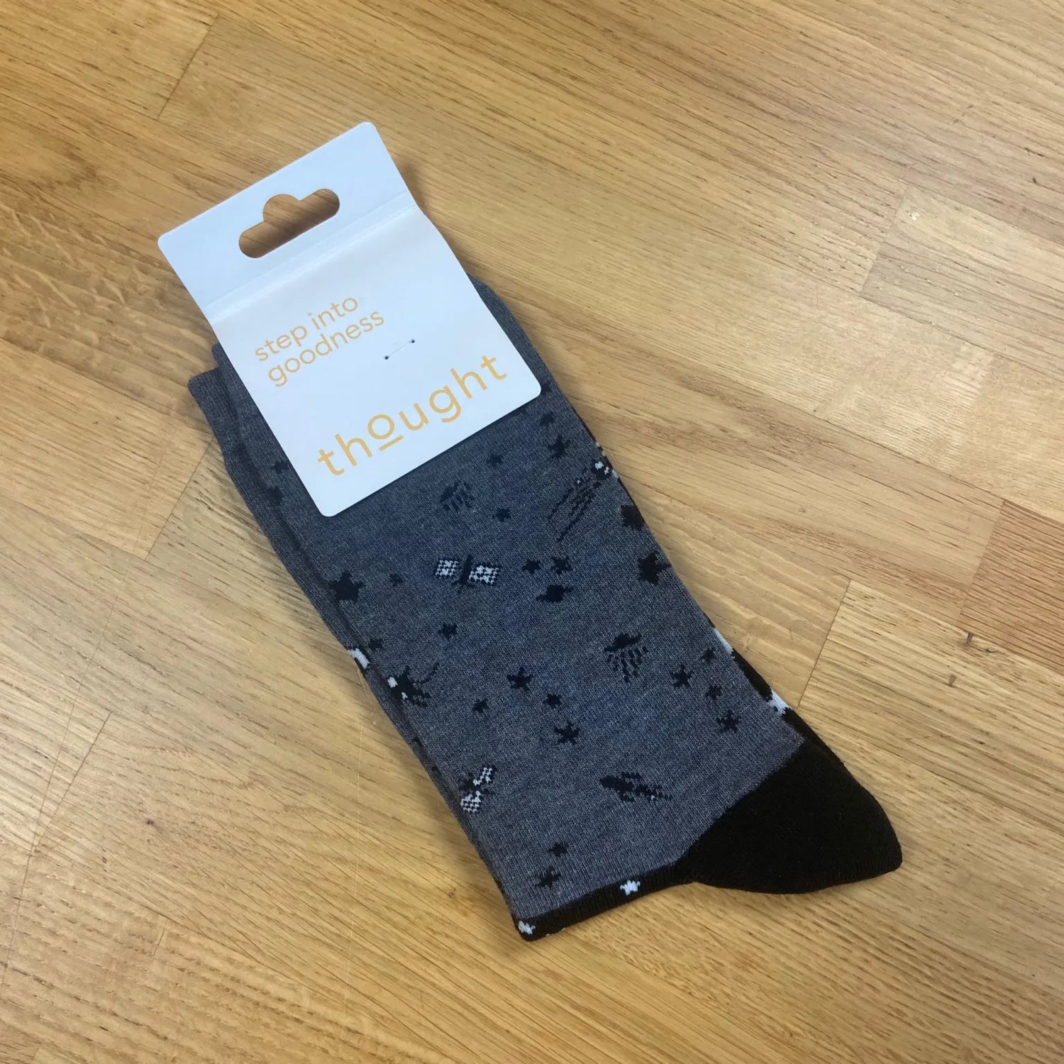 Black Space Socks 7-11