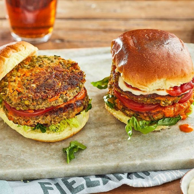 Frozen Lentil, Carrot + Coriander Burger (Sold Individually)